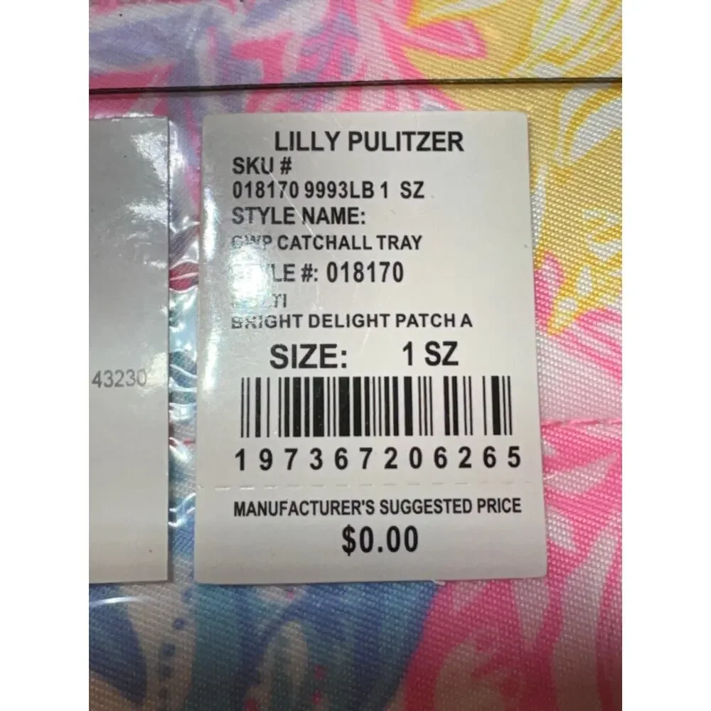 Lilly Pulitzer Catch All Tray Bright Delight New In Packaging